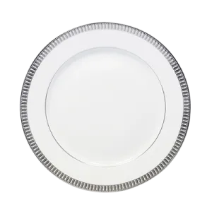 Plumes Platinum Large Dinner Plate