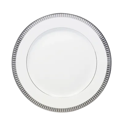 Plumes Platinum Large Dinner Plate