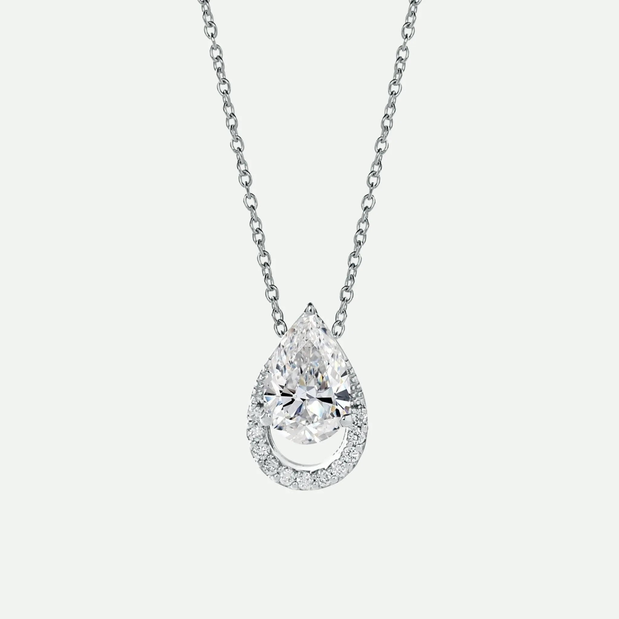 Riva Necklace | 9ct White Gold 1.05ct tw Lab Grown Diamond Necklace