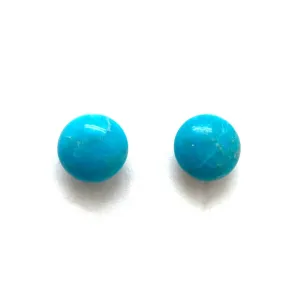 Round Turquoise Studs