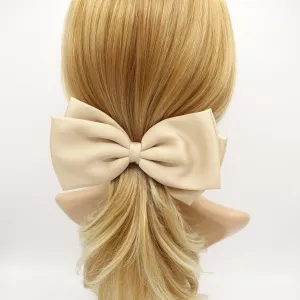 satin padded hair bow