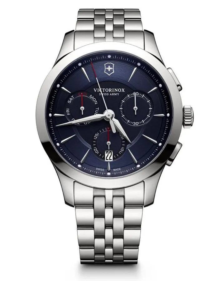 Victorinox Swiss Army Mens Alliance Chrono - Blue Dial - Stainless - Bracelet