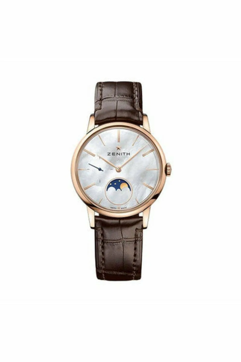 zenith elite ultra thin lady moonphase 36mm ladies watch ref. 18.2320.692/80.c713